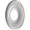Ekena Millwork Berkshire PVC Medallion (Canopies up to 4 1/2"), 10"OD x 3 1/2"ID x 3/4"P, Satin Smokey Beige CMP10BEGBE - alternate 4